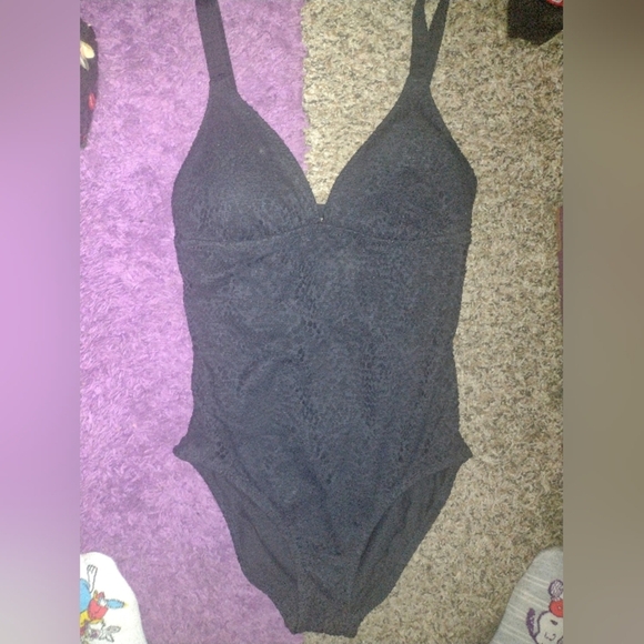 Mossimo Women's Strappy Back Crochet Swimwear sz M - Picture 4 of 7